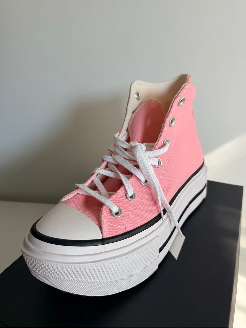 Converse Pink High-Top Platform Sneaker